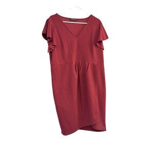 Women's iHot Red Shift Dress, 2XL